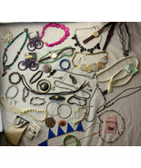 Jewelry Vintage-Modern Huge  Lot For Craft Junk most Wearable 2+ pounds - £38.75 GBP