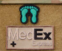 MedEx Express PJ Green Feet Para Rescue Pedros Green Giant Morale Patch ... - $9.95