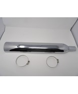 Rush Racing Chrome Heat Shield 3.5 &quot; slip on Harley Davidson Right Side - $1,321.60 MXN