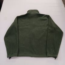 Columbia XM6981 Men's Medium Green Full Zip Fleece Jacket Stand-Up Collar Pocket image 2