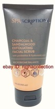 ( 1 ) SpaScriptions Charcoal &amp; Sandalwood Exfoliant Facial Scrub 5 oz NE... - $13.85