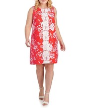 New Vince Camuto Red White Floral Lace Shift Dress Size 18 W Women $148 - £57.22 GBP