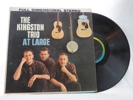 Vintage The Kingston Trio At Large Album Vinyle LP - £23.26 GBP