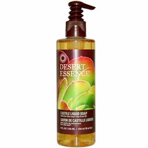 NEW Desert Essence Castile Liquid Soap with Organic Tea Tree Oil 8 OZ - £10.67 GBP