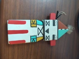 6.5&quot; Hand carved and painted New Mexico Zuni Kachina doll Heart of the Sky - $39.60