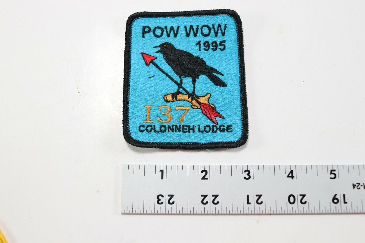 Vtg 1995 Order Arrow OA WWW Colonneh 137 Pow Wow Boy Scouts of America BSA Patch Item image 4