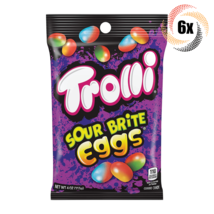 6x Bags Trolli Sour Brite Eggs Gummi Candy | 4oz | Fast Shipping! - £18.13 GBP