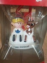 Rudolph and elf musical Christmas Ornament-Brand New-SHIPS N 24 HOURS - £58.12 GBP