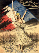 Vintage French POSTER.Home wall.Victory Liberty.Room Decor.1168 - $17.82+