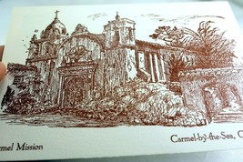 Carmel Mission Church Carmel-by-the-Sea California USA Postcard 1900&#39;s - $6.02