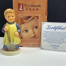 Goebel MJ Hummel club figurine germany box coa 1222 garden treasures hum 727 nib - $44.55