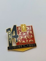 Olympic Pin Atlanta Olympics 1996 Day 14 August 1st Vintage Pin - £19.24 GBP