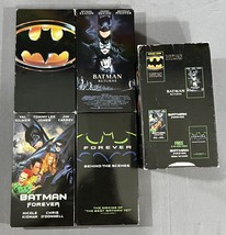 VHS 90s BOX SET Batman Returns Forever and Robin Behind the Scenes Keaton Kilmer - £22.41 GBP