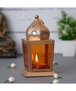 Tealight Candle Holder Metal Iron Lantern Moroccan for Home and Office D... - $45.98