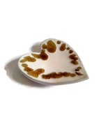 White Handmade Ceramic Heart Plate, Ring Holder Dish, Valentines Day Hom... - £53.14 GBP