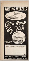 1947 Print Ad Casting Weezels Fishing Lures Weezel Bait Co. Cincinnati,Ohio - £8.56 GBP