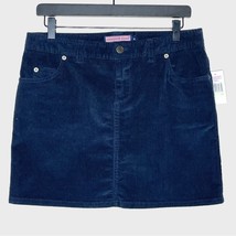 NWT VINEYARD VINES navy blue 5 pocket corduroy mini skirt Women&#39;s size 4 - £26.65 GBP