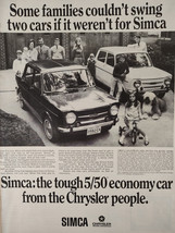 1967 LIFE Ad Advertisement Chrysler SIMCA Two Car Families! - $10.80