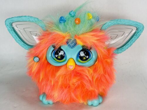 2023 Furby Coral Interactive Light Up Plush Toy Hasbro Tested & Working - £27.96 GBP