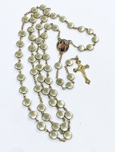 Vintage Catholic Gold Tone Rosary/Crucifix - $770.97 MXN