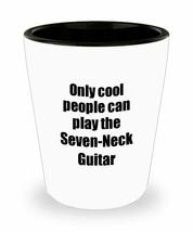 Seven-neck Guitar Player Shot Glass Musician Funny Gift Idea For Liquor Lover Al - £10.26 GBP