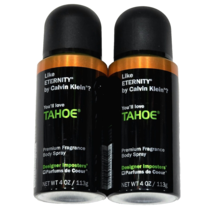 2 Pack Tahoe Premium Fragrance Body Spray Designer Imposters 4oz. - £17.69 GBP