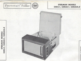 1958 STEELMAN 3AR6-1 Record Player Photofact MANUAL AM Receiver 3AR6U-1 ... - $10.88