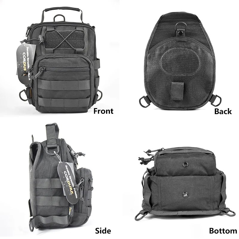 Sporting A Sling Bag Military Hunting Accessori EDC Waterproof Shoulder Bag for  - £53.36 GBP