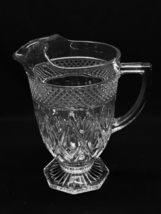 Elegant IMPERIAL GLASS 54 Ounce Pitcher CAPE COD CLEAR 8.625&quot; With Ice Lip - $595.61 MXN