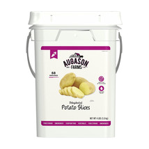 Augason Farms Potato Slice Dehydrated Shreds Large Bucket Bulk Emergency 25 Year - £59.26 GBP