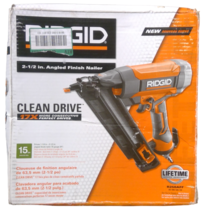 OPEN BOX - RIDGID 2-1/2&quot; Angled Finish Nailer R250AFF (TOOL ONLY) - $92.99