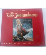 The Ten Commandments 35th Anniversary Edition VHS Charlton Heston Widesc... - $20.44 CAD