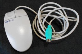 HP Hewlett Packard M-S34 Corded Gray Trackball Mouse, tested on HP Pavillion - £7.09 GBP