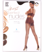 Hanes Perfetto Nudi Micro Rete Comfort Elastico Calze Collant Bronzo Nud... - £5.96 GBP