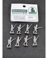 Fantassin Infantry Holding Rifles 15mm Metal Miniatures EN-6 - $371.47 MXN