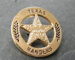 US ARMY RANGER TEXAS RANGERS GOLD COLORED LAPEL PIN  BADGE 7/8 INCH - £4.51 GBP
