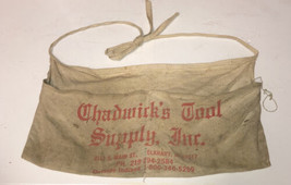 Chadwick’s Tool Supply Inc. Elkhart, IN Vintage Promo Tool Bag - $253.04 MXN