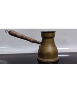 Vintage Brass Coffee Pot Middle Eastern Arab Islamic Persian Turkish Woo... - €32,16 EUR