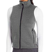 Calvin Klein Womens Scuba Neck Vest Size X-Large Color Heather Grey - £61.08 GBP