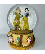 Disney Snow White And The Seven Dwarves GIANT Water Snow Globe Musical M... - $122.20 CAD