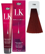 Lisap Milano LK OPC Hair Color - 7/55 Blonde Vibrant Red - $33.95 CAD