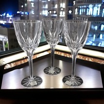 Mikasa Crystal Apollo Wine Glasses 3 Goblets Elegant Classy Party Bridal Wedding - £31.96 GBP