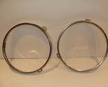 1951 JEEP HEADLIGHT RETAINING RINGS OEM WILLYS DODGE CHRYSLER PLYMOUTH 7... - £64.50 GBP