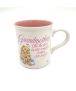 American Greetings Grandmother Mug Coffee Tea Love Hugs Pink Teddy Bear ... - £8.76 GBP