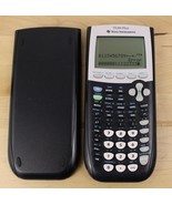 Texas Instruments TI-84 Plus Black Graphing Calculator w/Cover Tested &amp; ... - £38.91 GBP