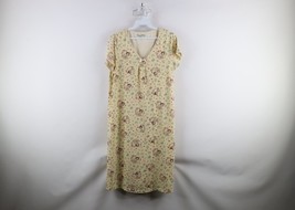 Vintage Betty Boop Womens Medium Flower Heart All Over Print Sleep T-Shirt Gown - £37.69 GBP