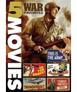 War Favorites - 5 Movie Collection DVD New Factory Sealed, Free Shipping - £9.98 GBP