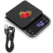 Digital Food Scale For Kitchen,Gaoscale 5Kg/0.5G，Espresso Scale For, Black - $31.99