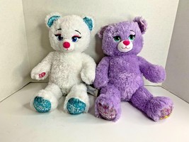 Build A Bear Frozen Plush Anna &amp; Elsa Bears Plush Stuffed Animal Toy  - £19.38 GBP