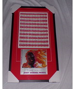 Andy Warhol Signed Framed 19x33 Campbell's Soup Cans Lithograph Poster Display - £2,374.07 GBP